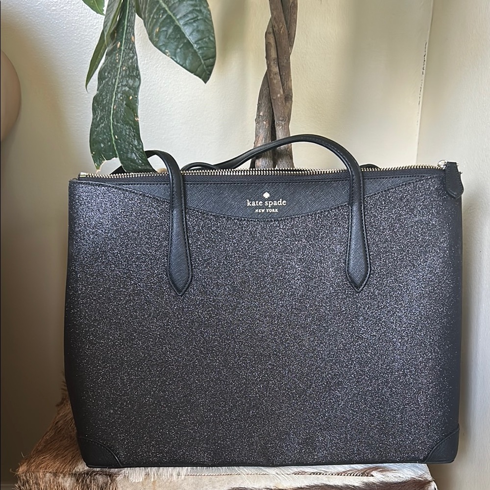 Kate Spade Black Sparkle Handbag